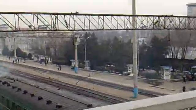 Смена колесных пар на ЖД вокзале Алматы - 2 смотреть онлайн