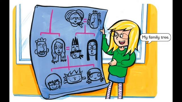 Kids Box 3, Unit 1.1 Family matters. Listen - Stella's family tree. смотреть онлайн