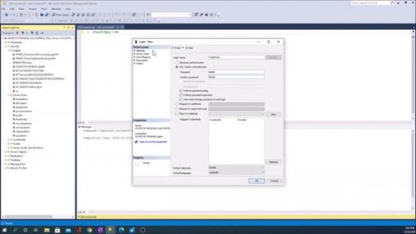 SQL Server: How to create a SQL Login