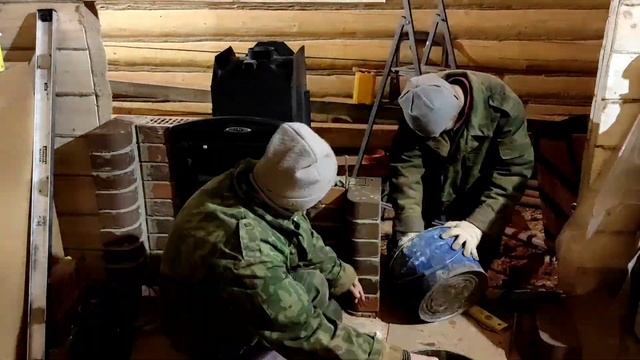 Установка банной печи. Часть 2 смотреть онлайн