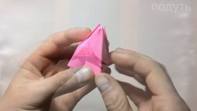 Подарок на 8 марта своими руками из бумаги. Как сделать оригами тюльпан на 8 марта. смотреть онлайн