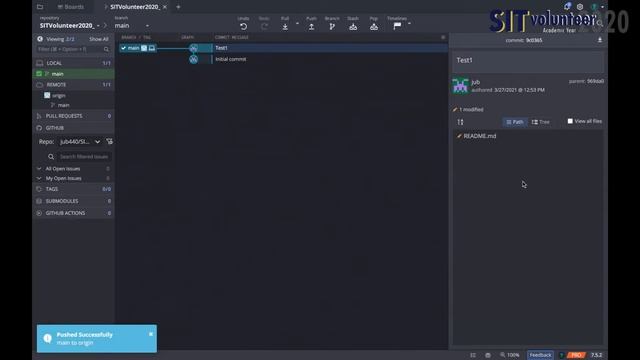 GIT GUI และความแตกต่างระหว่าง GIT Command กับ GIT GUI l SIT Volunteer смотреть онлайн