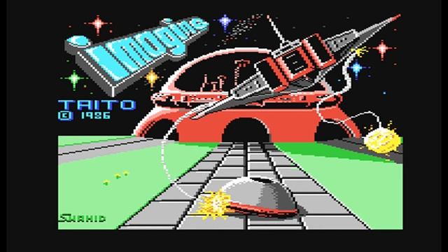 COMMODORE 64 SLAP FIGHT OCEAN SOFTWARE LOADING MUSIC AND SCREEN смотреть онлайн