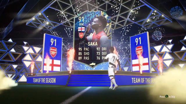 Welcome TOTS Saka - Fifa 22 смотреть онлайн