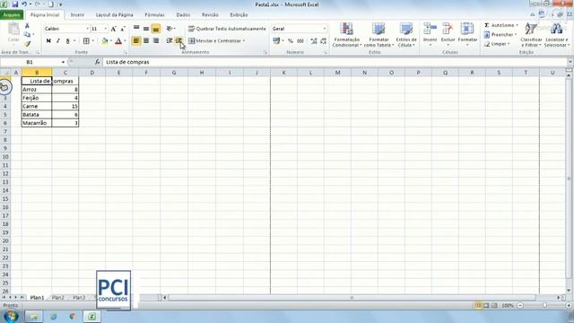 Aula 10 - Informática - Microsoft Office Excel 2010 - Parte I