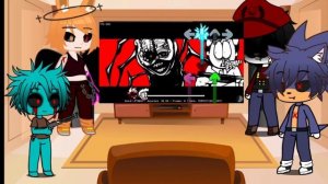 X Gang react to FNF Gorefield End Of Abuse