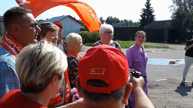 Автопробег, стелла 50 лет ВЛКСМ в п.Серебрянский. смотреть онлайн