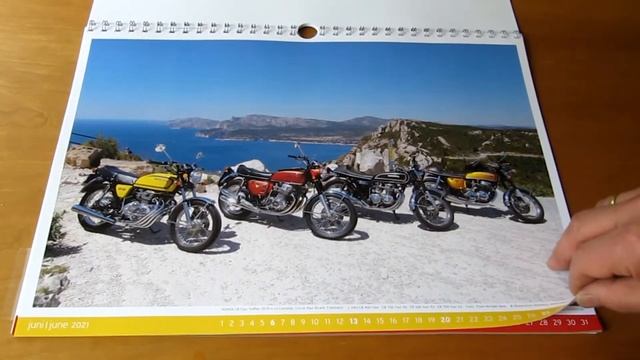 Honda CB 750 Four Calendar 2021 смотреть онлайн