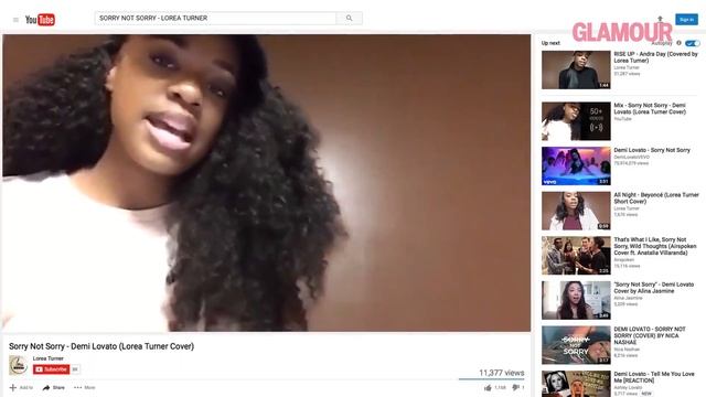 Деми Ловато смотрит каверы на свои песни смотреть онлайн