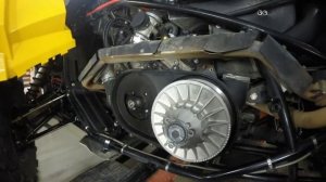 Замена бака и ремонт вариатора на квадроцикле Стелс Гепард