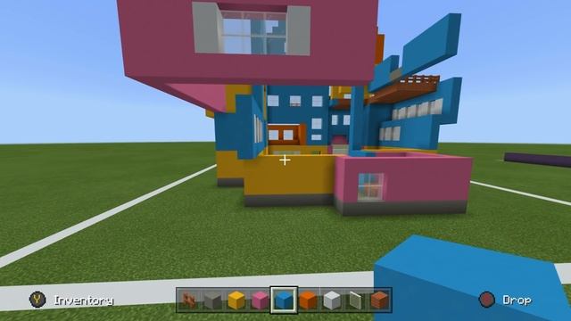 Minecraft Tutorial: How To Make The Hello Neighbour House Original "Alpha 1 Neighbour House" смотреть онлайн