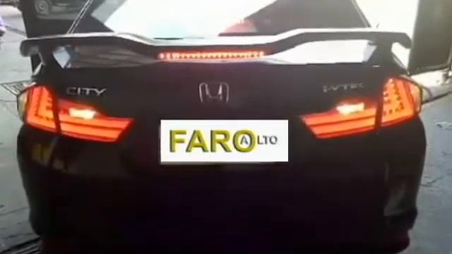 Honda City GM6 2 Lines VLAND Tail Light Lexus Type смотреть онлайн