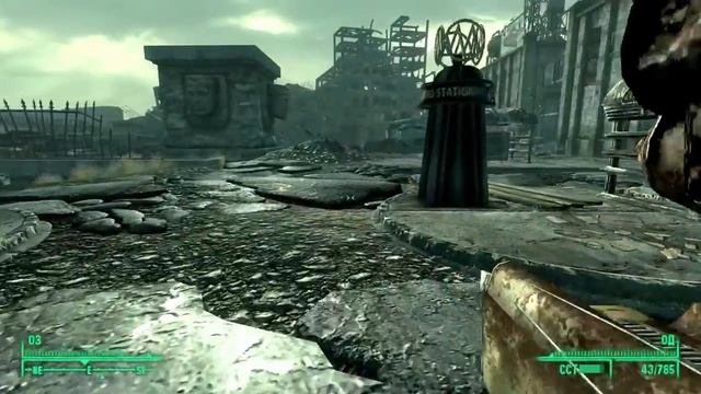 Прохождение Fallout 3 №28 Фарм #4 Арлингтонское кладбище смотреть онлайн
