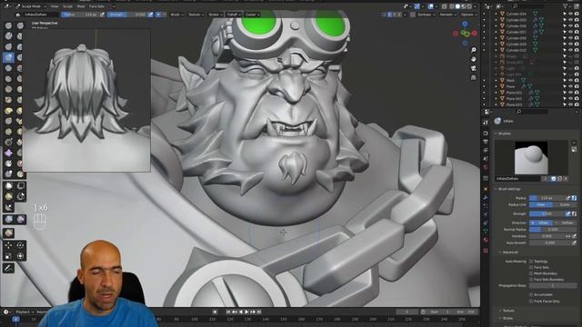 15. Hair and life - Create a commercial game 3D character смотреть онлайн