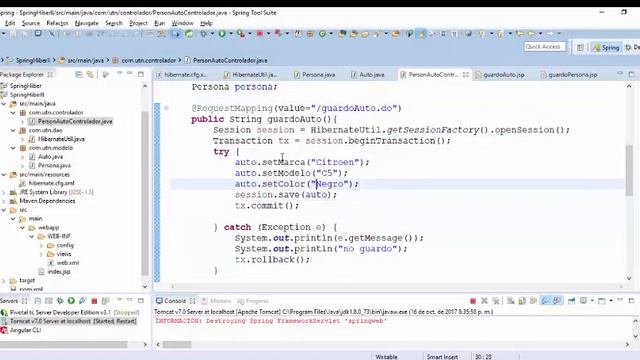 Configurando proyecto Maven + Spring + Hibernate Parte II смотреть онлайн