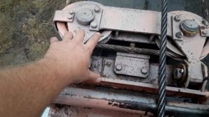 Регулировка полиспаста выдвижения и втягивания стрелы