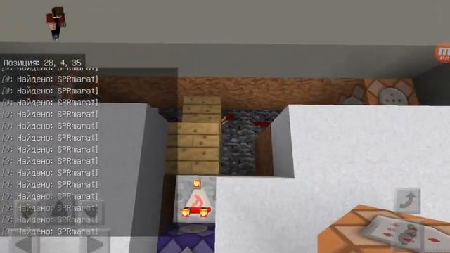 ДЕЛАЕМ АВТОМАТИЧЕСКИЕ ДВЕРИ С ПОМОЩЬЮ КОМАНДНОГО БЛОКА В МАЙНКРАФТЕ POKET EDITION. смотреть онлайн