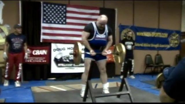 Chris Spirrison 226 lb curl -- WORLD RECORD at 2009 NASA Pro Powersports смотреть онлайн