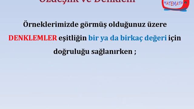Denklem mi? Özdeşlik mi ? смотреть онлайн