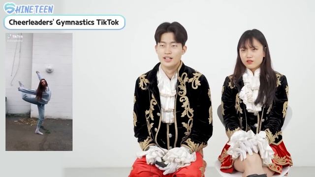 Korean Cheerleaders React To Gymnastics And Cheerleading TikTok! смотреть онлайн
