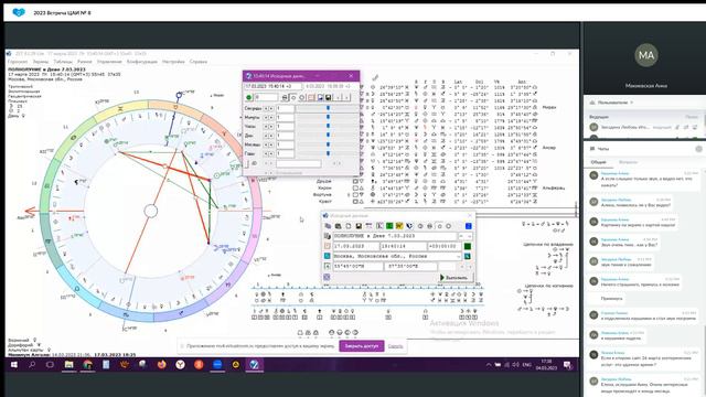 Прогноз на март. Анна Макиевская ЦАИ Встреча № 8 смотреть онлайн