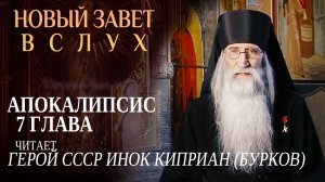 НОВЫЙ ЗАВЕТ ВСЛУХ. АПОКАЛИПСИС ГЛАВА 7. ЧИТАЕТ ГЕРОЙ СССР ИНОК КИПРИАН (БУРКОВ)