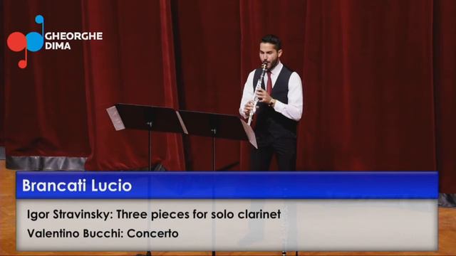 Lucio Brancati - 1st Round - 16th Gheorghe Dima International Clarinet Competition смотреть онлайн