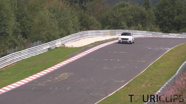 2015 Mercedes-Benz C63 AMG Estate continues testing on the Nürburgring! смотреть онлайн
