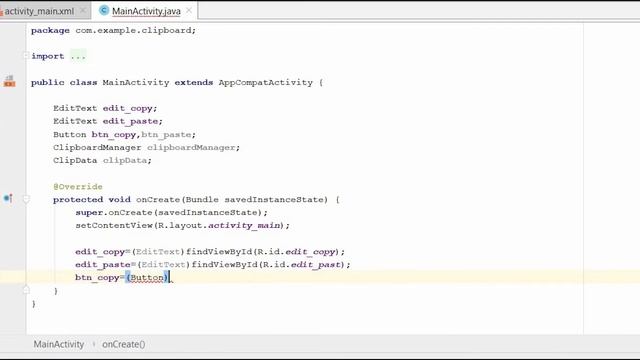 Clipboard in Android Studio | Copy Paste in Android Studio смотреть онлайн