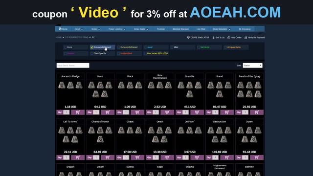 Buy D2R Items - Coupon "VIDEO" For Cheap Diablo 2 Resurrected Items on AOEAH.COM смотреть онлайн
