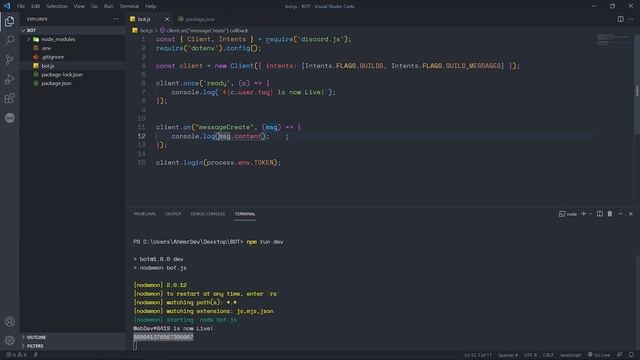 Get Channel ID & Name Of Message Sender | Discord Bot Tutorials # 06 | Urdu & Hindi смотреть онлайн