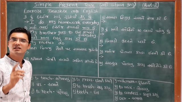 Spoken English | Simple Present Tense (સાદો વર્તમાન કાળ) Rule-2 | English Grammar by Nishant Sir смотреть онлайн
