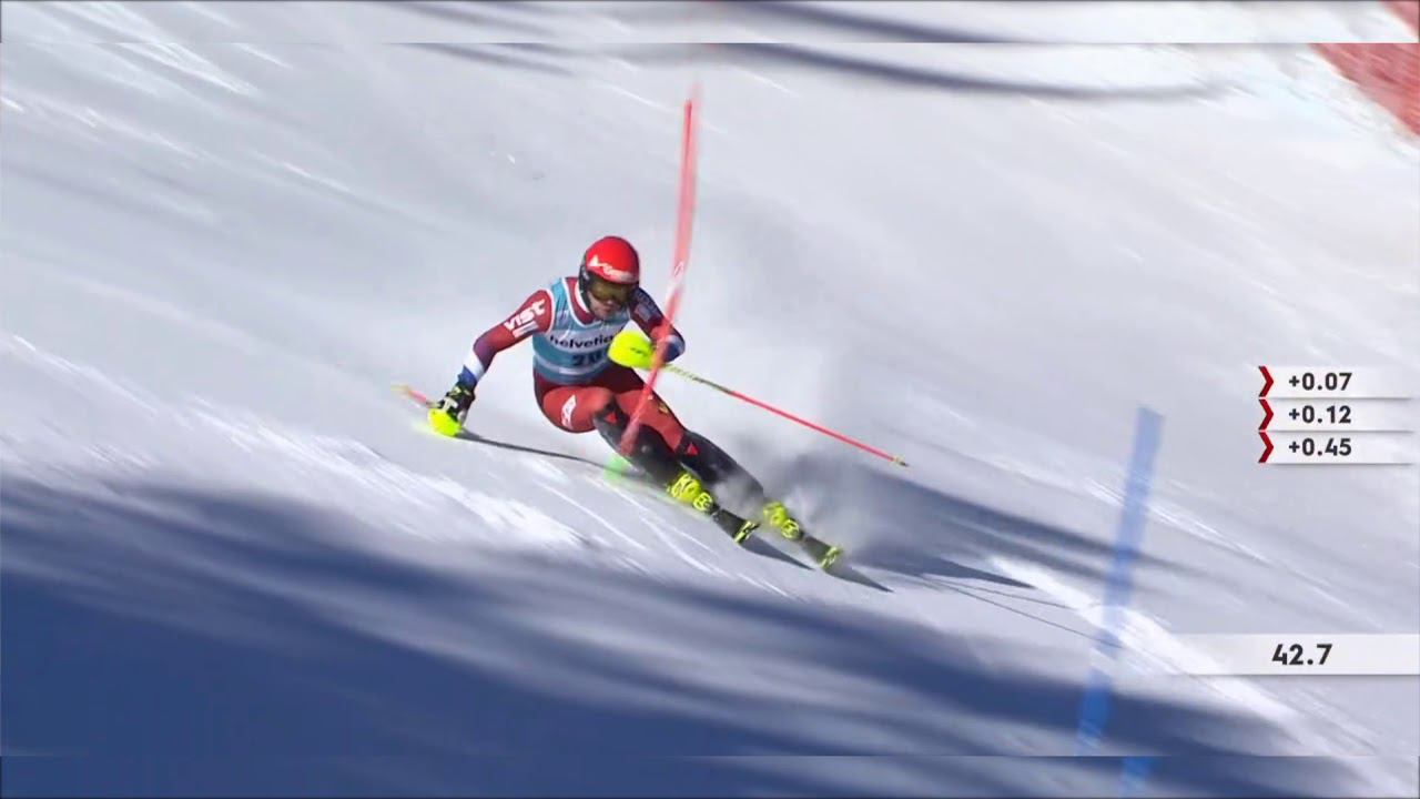 Александр Хорошилов, слалом в Адельбодене, 1st run смотреть онлайн