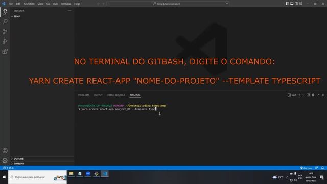 Como iniciar um projeto React TypeScript смотреть онлайн