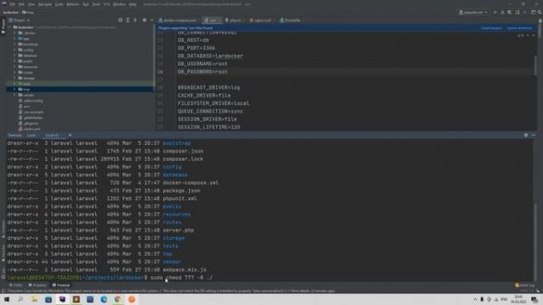 Docker в целом и docker для laravel 10. Решаем проблему долгого ответа в docker для windows