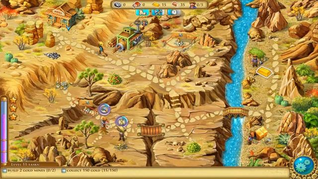 Rush for gold: California - Level 11 - Excellent / 3 stars смотреть онлайн