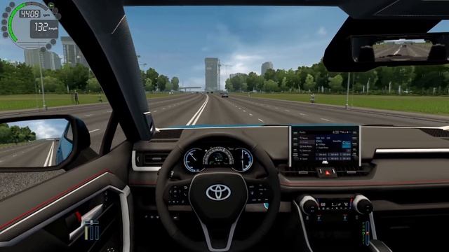 TOYOTA RAV4 PRIME 2021 l City Car Driving #citycardriving#toyota#rav4 смотреть онлайн