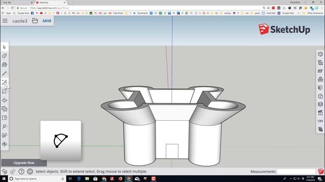 Design your OWN Castle using Sketchup for FREE in a Browser! смотреть онлайн