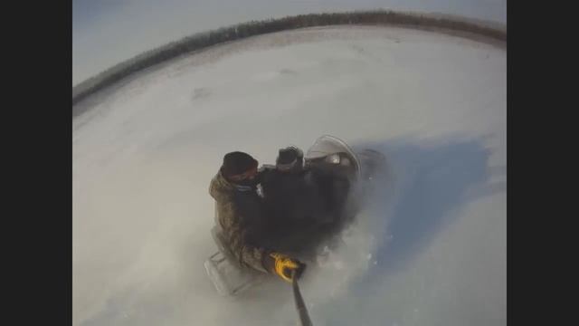 Покатушки на снегоходе. смотреть онлайн