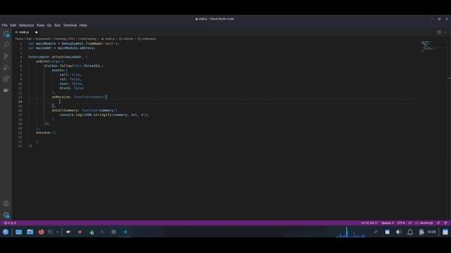 Frida Stalker - Tracing binary instructions смотреть онлайн