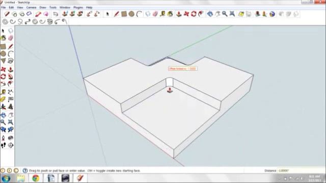 Converting Sketchup Models To G-code Using CNC 2.5D Profile Plugin (Test) смотреть онлайн