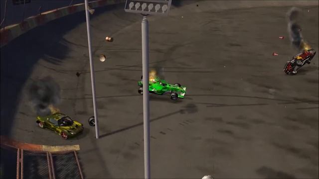 Дерби на FORMULA 1 в игре FlatOut 2 'Most Wanted 2011' смотреть онлайн