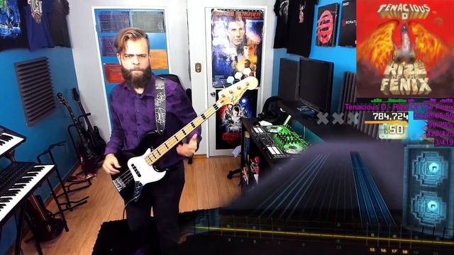 Tenacious D - Rize of the Fenix | BASS Tabs & Cover (Rocksmith) смотреть онлайн