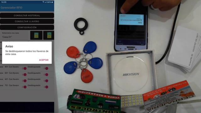 Aplicación móvil y dispositivo para lector de tarjetas "RFID" смотреть онлайн