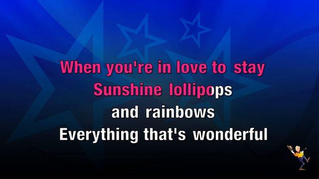 Sunshine, Lollipops and Rainbows - Cloudy with a Chance of Meatballs (Lesley Gore) (KARAOKE)