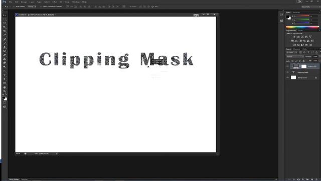 Photoshop CS6 - Creating a Clipping Mask смотреть онлайн