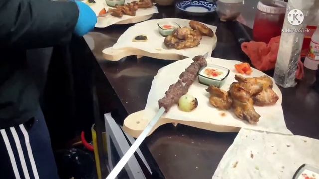 Street food Самая продаваемая еда в Новом году | Узбекская национальная еда - Нарын | Блюдо с Кази смотреть онлайн