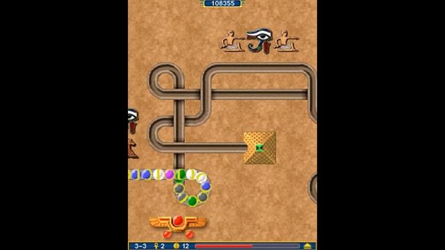 Прохождение игры Луксор: Уровень 3-3 - Под Гизой смотреть онлайн