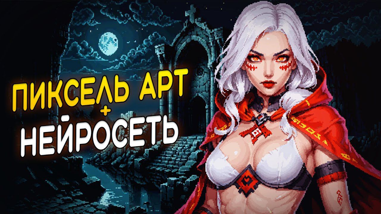 Как делать PIXEL ART с помощью Нейросети ИИ в геймдеве by Artalasky смотреть онлайн