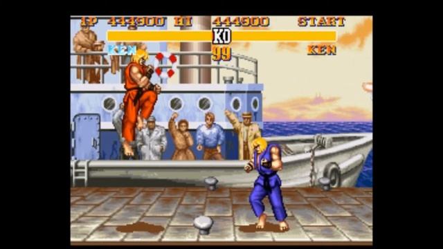 Street Fighter II Turbo: Hyper Fighting - Ken Walkthrough (SNES) смотреть онлайн